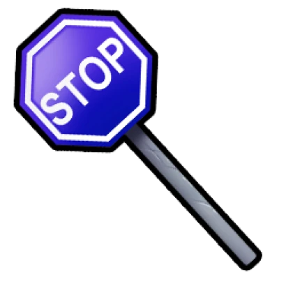 BlueStopSign image